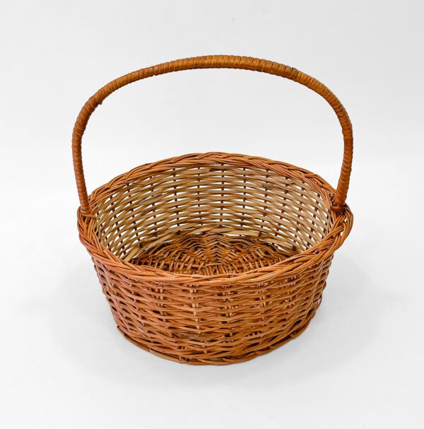 Rustic Handcrafted Cane Basket – Durable and Elegant, Ideal for Organizing - Image 4