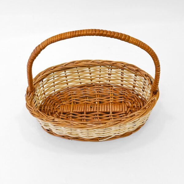 Classic Natural Woven Basket – Durable Handcrafted Storage with Rustic Appeal - Image 4