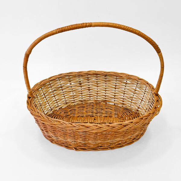 Versatile 16-Inch Functional Cane Basket – Stylish, Handcrafted Storage for Any Room - Image 4