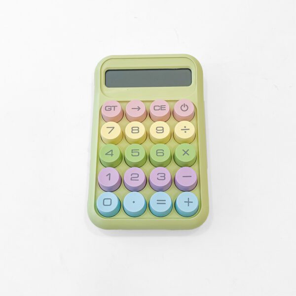 Fun & Functional Pastel Green Kids Calculator – Bright, Easy-to-Use with Large Buttons - Image 4