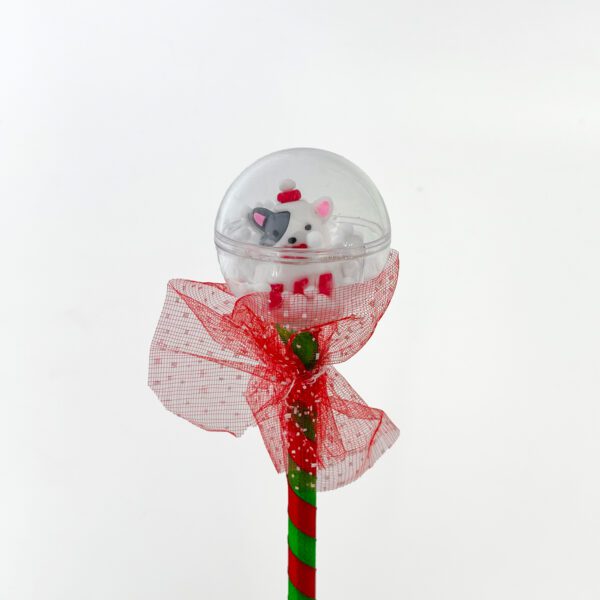 Enchanting Snow Globe Pen x2 – Festive Holiday Design with Cheerful Snowman - Image 4