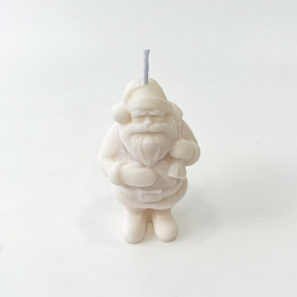 Christmas Decorative Candle – Santa Claus Shape for Festive Décor - Image 4