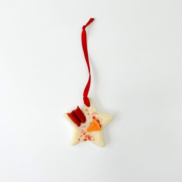 Star Wax Ornament with Cinnamon and Dried Fruit – Festive Home Décor - Image 4