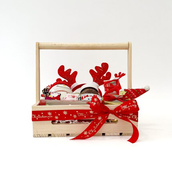 Festive Christmas Hamper Tray with Holiday Goodies and Treats - Image 4