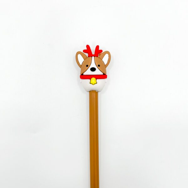 Adorable Reindeer Gel Pen - Must-Have Festive Stationery for Kids & Gift Lovers Pack Of 2 - Image 4