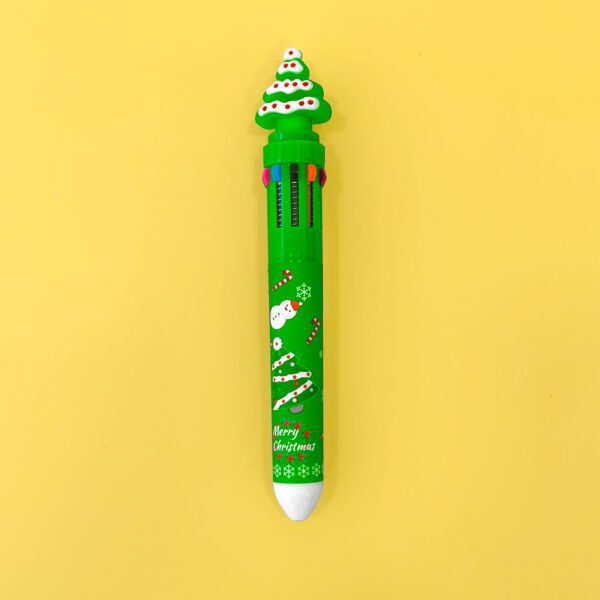 Reindeer-Themed Multi-Color Christmas Pen x4 – Cute Stationery for Kids - Image 4