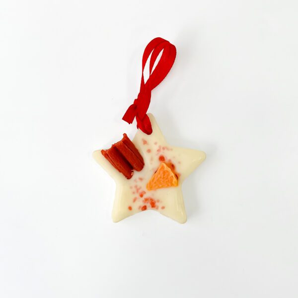 Star Wax Ornament with Cinnamon and Dried Fruit – Festive Home Décor - Image 5