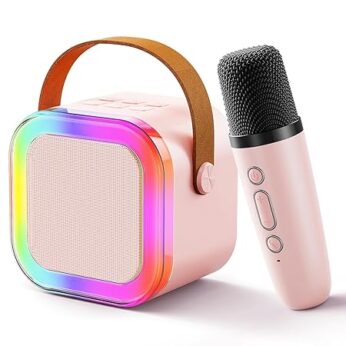 Storio Kids Karaoke Machine | Fun Bluetooth Speaker with Mic & LED Lights