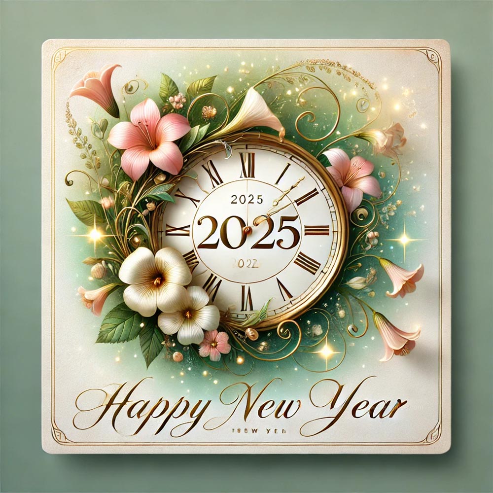 A completely unique and artistic New Year 2025 greeting 2 India's Favourite Online Gift Shop