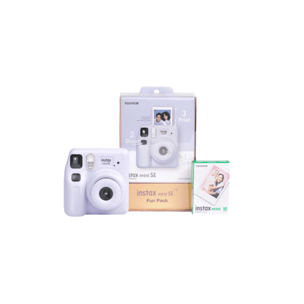 Unleash Your Creativity with the Fujifilm Instax Mini SE Fun Pack - Instant Camera & Film Bundle - Image 3