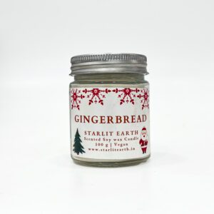 Gingerbread wax candle 