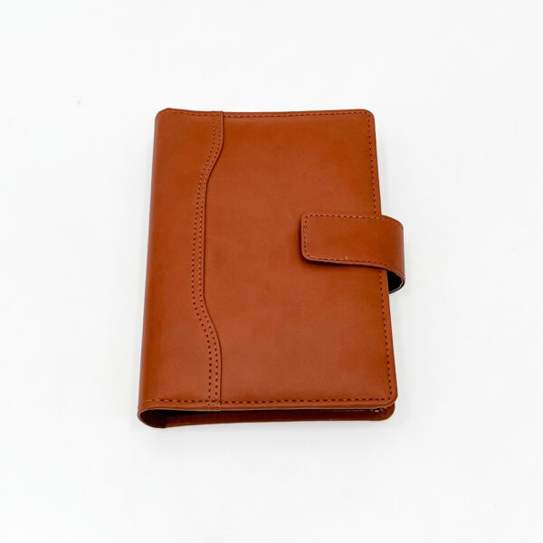 tan leatherette journal