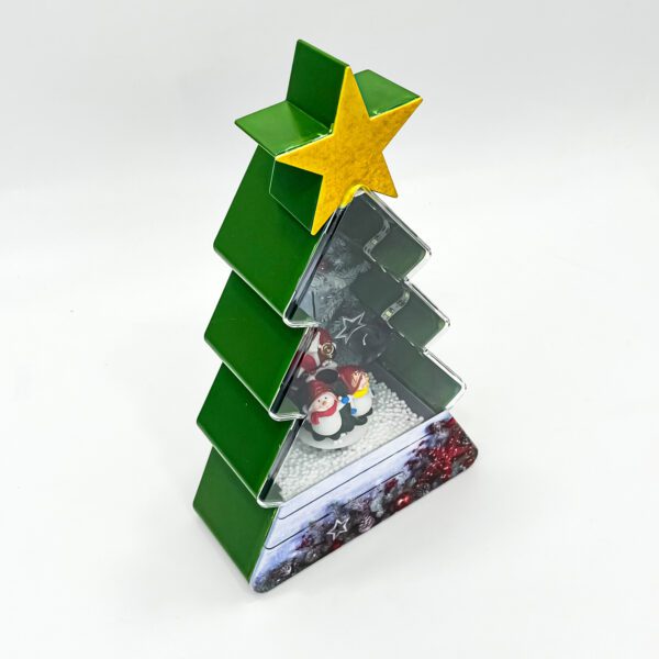 Christmas Tree LED Ornament with Snowfall Effect - Festive Decor - Image 2