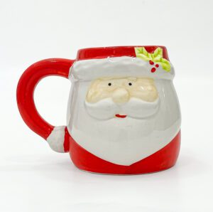 Santa Claus Red Ceramic Mug