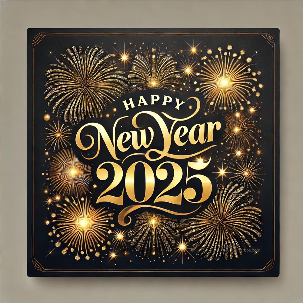 realistic and unique New Year 2025 greeting card India's Favourite Online Gift Shop