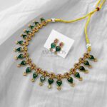 Green Enamel Necklace Set