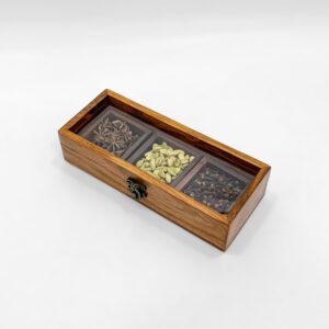 Wooden Spice Box