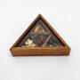 Wooden Triangle Spice Box