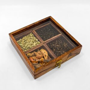 handcrafted spice box