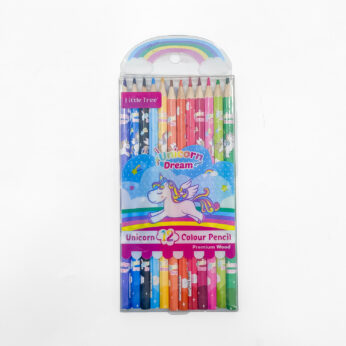 Unicorn Dream 12 Premium Colored Pencils Set for Kids – Vibrant & Creative