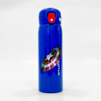 Exclusive Captain America Water Bottle – Ultimate Superhero Hydration for Kids