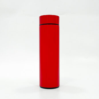 Smart Red Stainless Steel Flask – Leak-Proof & Temperature Retention