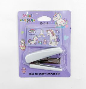 Kids Unicorn Stapler Set