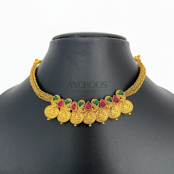 Ruby Coin Choker - Traditional Elegance for Every Occasion - Image 2