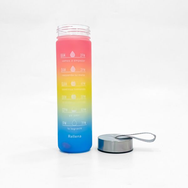 Colorful Kids Water Bottle with Motivational Timed Markers – Fun & Hydrating - Image 3