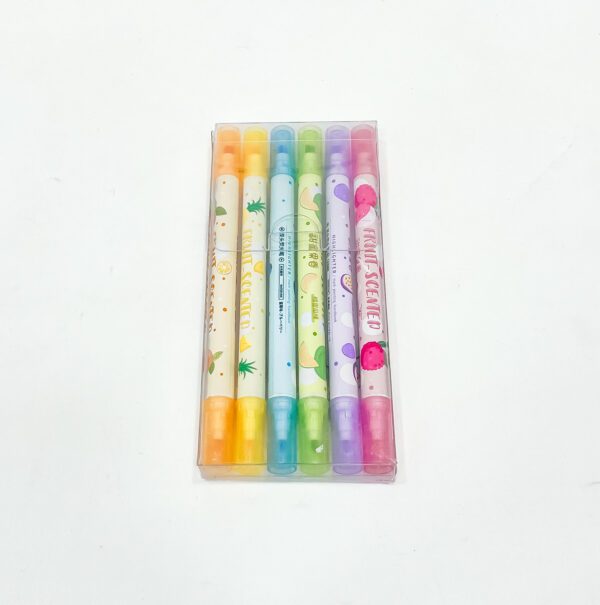 Fruit Scented Markers Set – Vibrant, Smelly Fun for Kids - Image 4