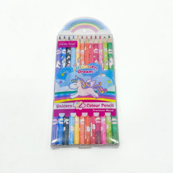 Unicorn Dream 12 Premium Colored Pencils Set for Kids ( Pack Of X3) – Vibrant & Creative - Image 4