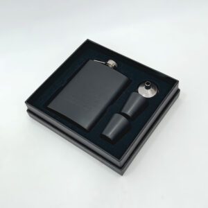 Hip Flask With Glass 