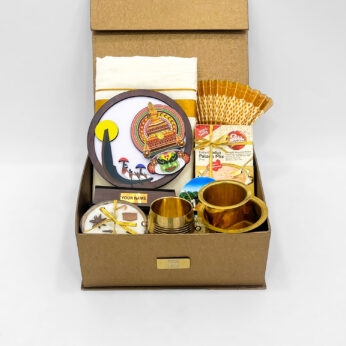 Authentic Kerala Themed Gift Box – Handcrafted Treasures in a Golden Hamper