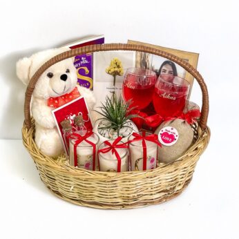 Personalized Valentine’s Day Gift Hamper | Custom Keepsakes & Romantic Surprises