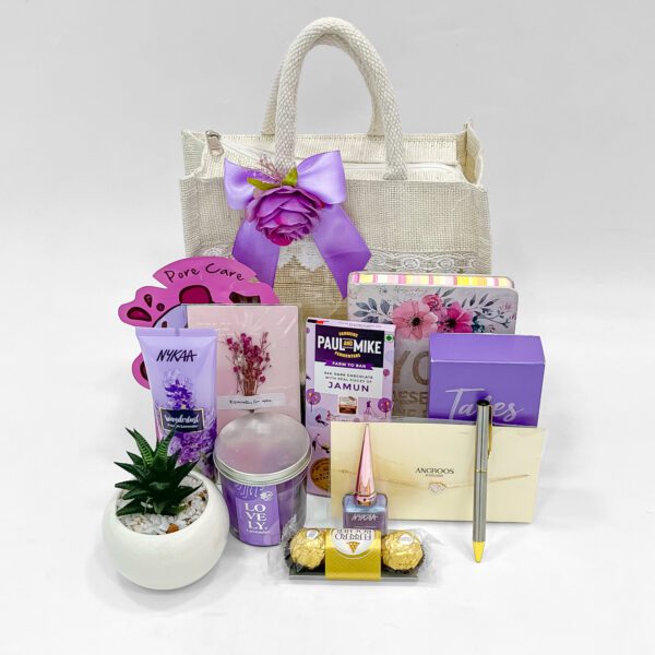 Lavender Glow Women's Day Hamper – A Gift of Serenity & Beauty - Image 2