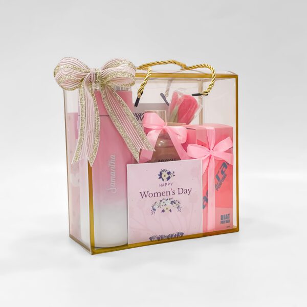 Elegant Pink Theme Women's Day Gift Hamper – A Perfect Surprise for Her - Image 2