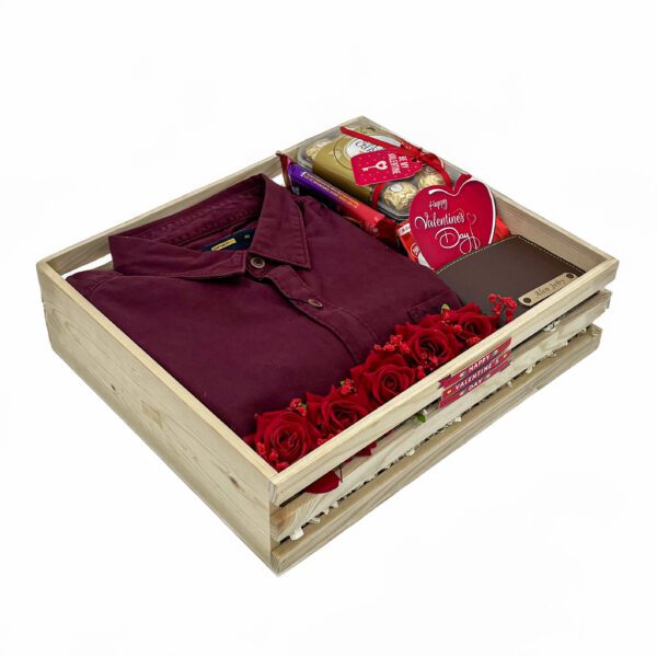 Premium Customized Valentine’s Day Gift Hamper for Him | Elegant & Thoughtful Romantic Surprise - Image 3