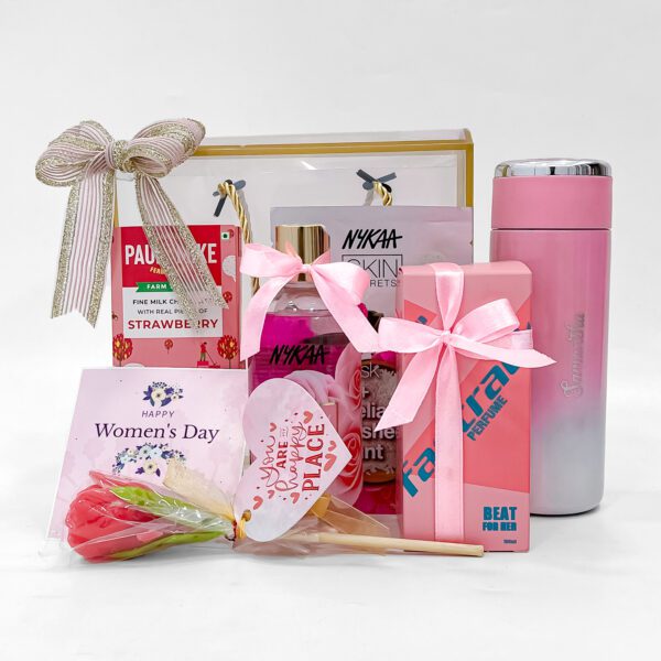 Elegant Pink Theme Women's Day Gift Hamper – A Perfect Surprise for Her - Image 4