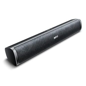 Mivi Fort Q26 Soundbar with 26W Bluetooth Soundbar, 2.0 Channel with 2 in-Built Full-Range Speakers, Multiple Input Modes