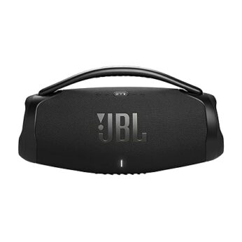 JBL Boombox 3 Wi-Fi, Wireless Portable Bluetooth Speaker, 24H Playtime, Deepest Bass, Built-in Powerbank, Wi-Fi with AirPlay