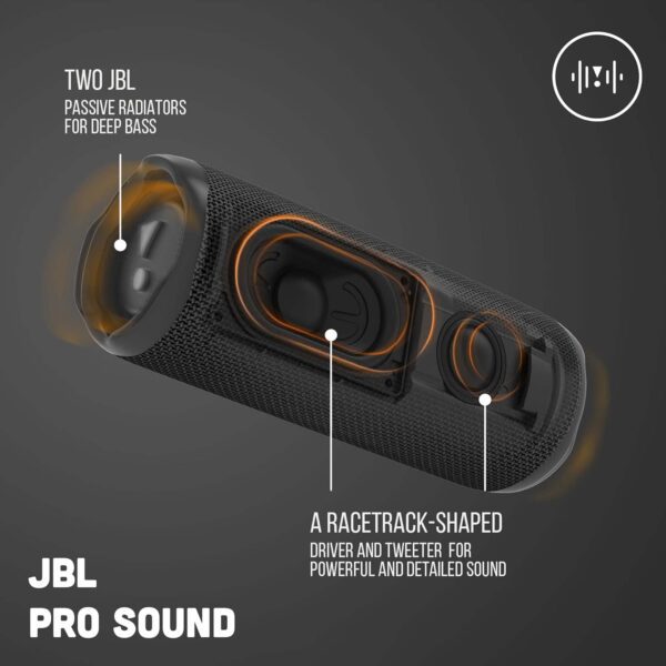 JBL Flip 6 Wireless Portable Bluetooth Speaker Pro Sound, Upto 12 Hours Playtime, IP67 Water & Dustproof - Image 2