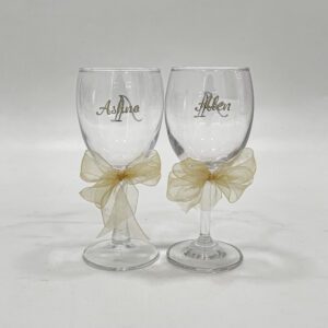 Customised Couple Wine Glass 