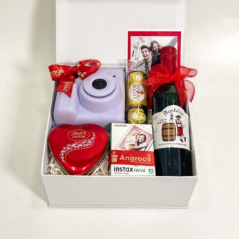 Ultimate Valentine’s Day Luxury Gift | Wine, Chocolates & Instax Camera for Unforgettable Memories