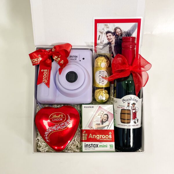 Ultimate Valentine’s Day Luxury Gift | Wine, Chocolates & Instax Camera for Unforgettable Memories - Image 3