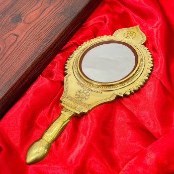 Aranmula Metal Kannadi [Large] – Exquisite Handcrafted Mirror for Prosperity