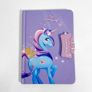 Unicorn Locking Notebook 