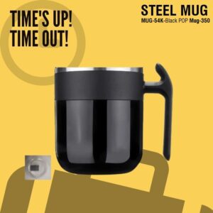 Black Steel Mug 