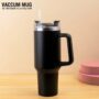 Black Vacuum Mug