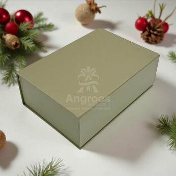 Green Rigid Gift Box – 14.5 x 10 x 5 Inch Packaging Box