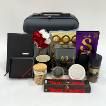 Valentines Day Gift Hamper for Him with Trolley Bag